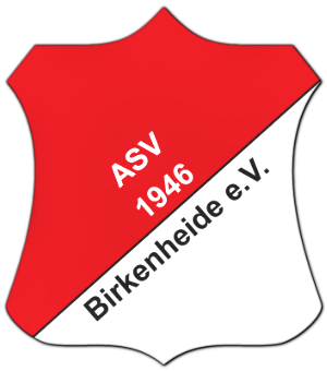 Wappen des ASV Birkenheide e.V. zur Geburtstagsfeier auf dem Vereinsgelände 